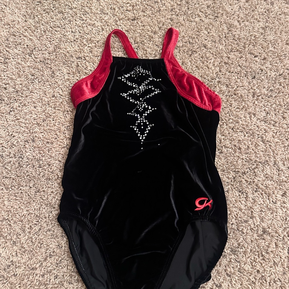 GK Black and Red Leotard